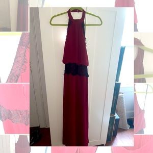 Forever21 halter dress with lace